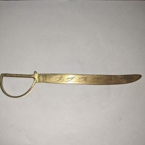 Vintage Brass Letter Opener